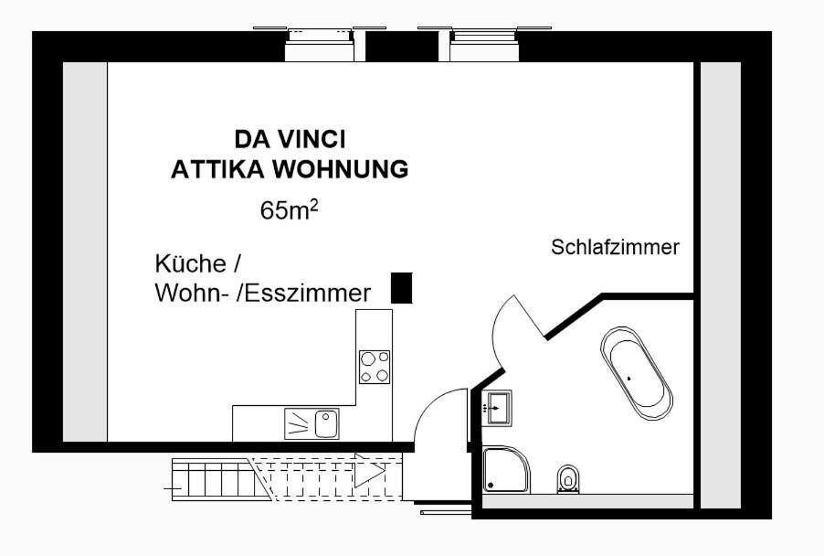Exklusive Penthouse Wohnung, Nahe Zur Schweiz Klettgau Exteriör bild