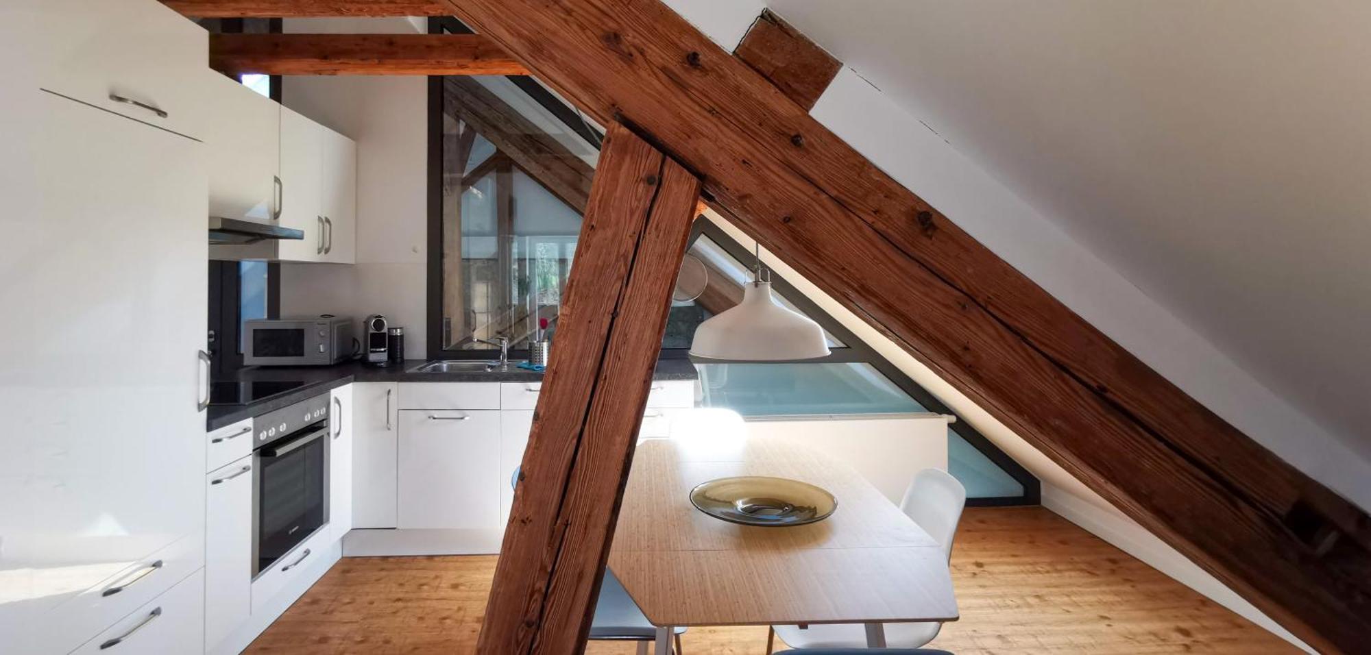 Exklusive Penthouse Wohnung, Nahe Zur Schweiz Klettgau Exteriör bild